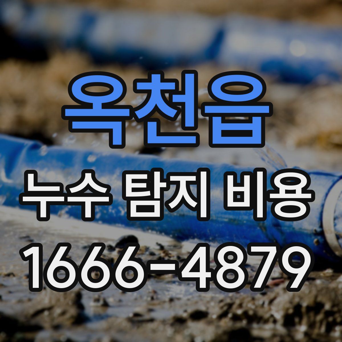 옥천읍 누수 탐지 비용