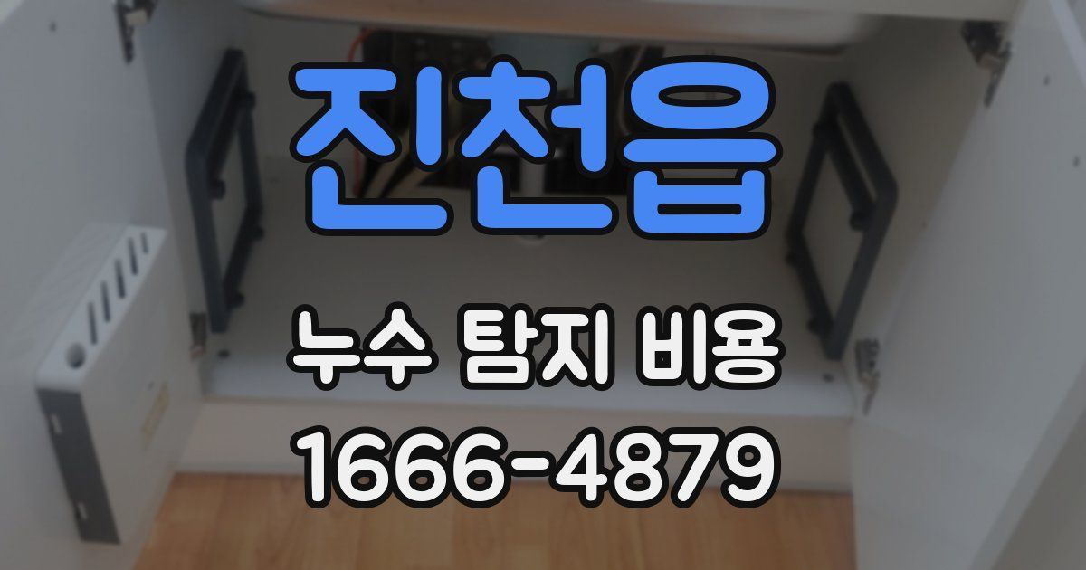 진천읍 누수 탐지 비용