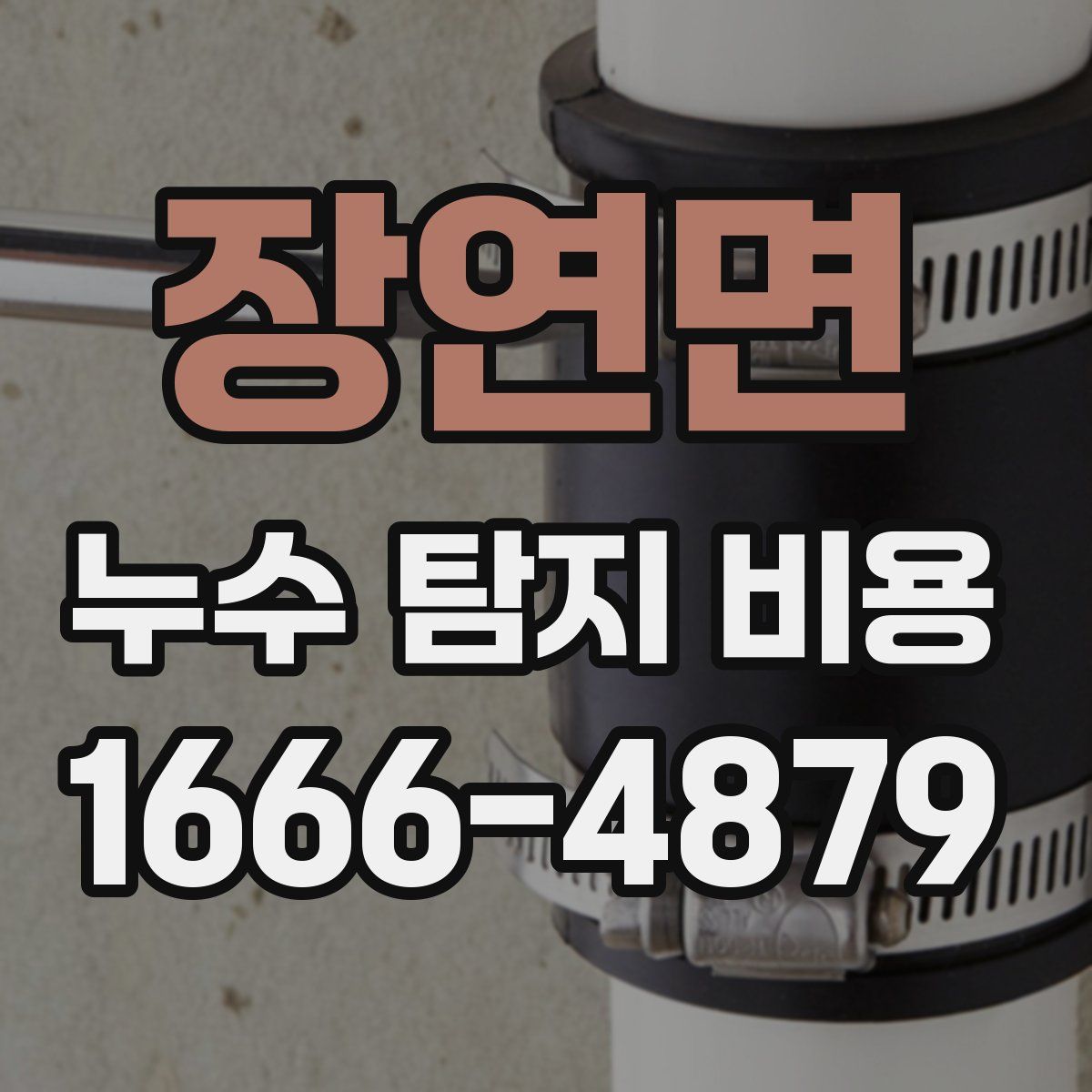 장연면 누수 탐지 비용