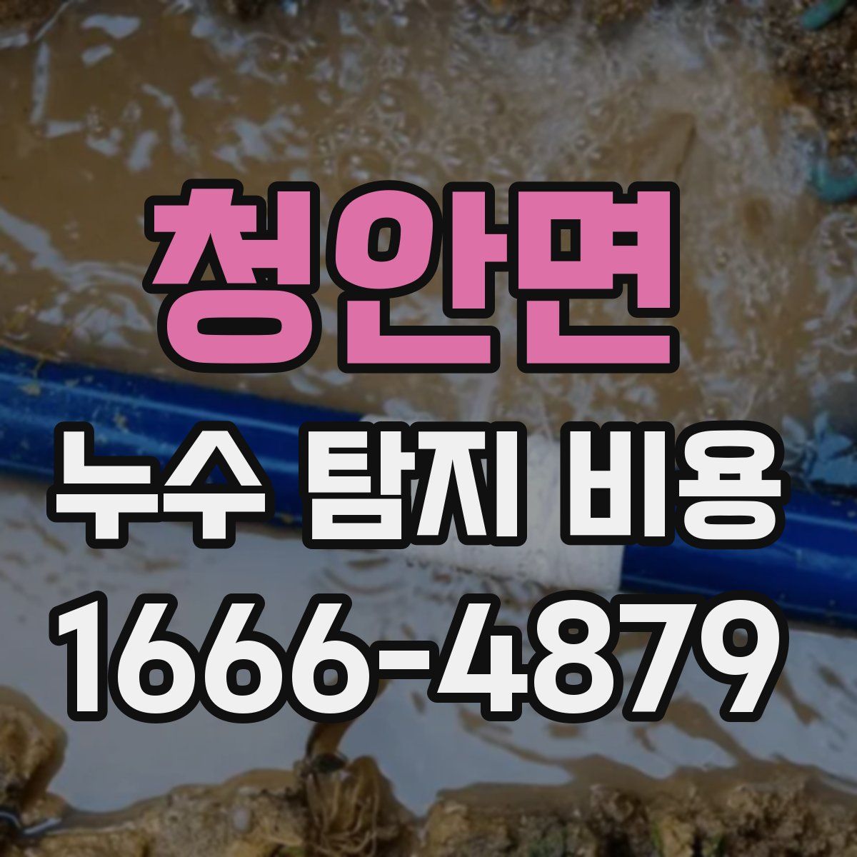 청안면 누수 탐지 비용