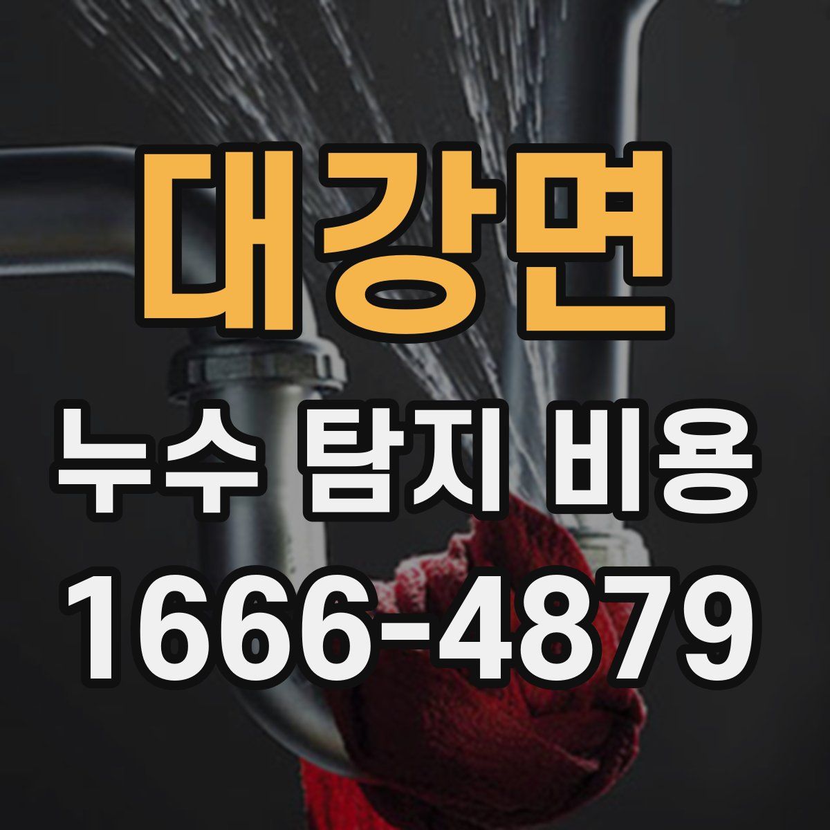 대강면 누수 탐지 비용