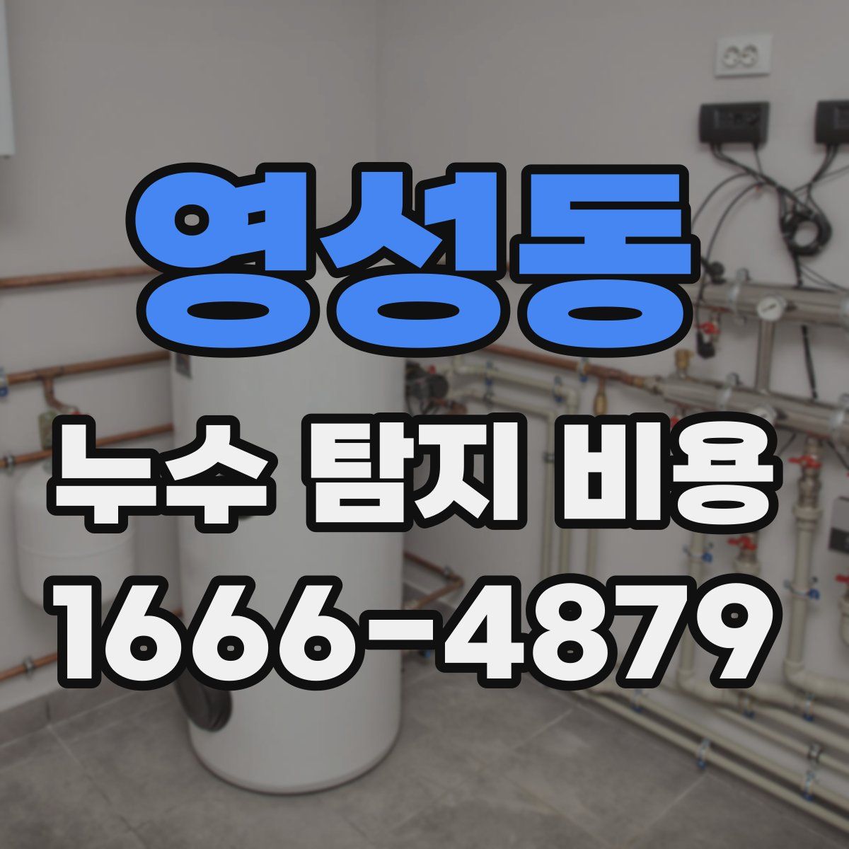 영성동 누수 탐지 비용