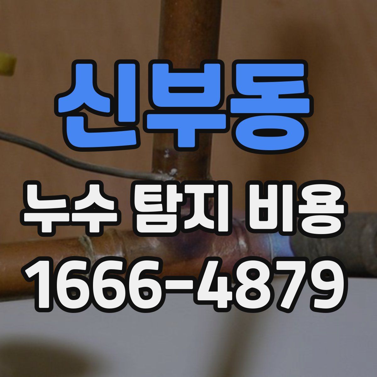 신부동 누수 탐지 비용