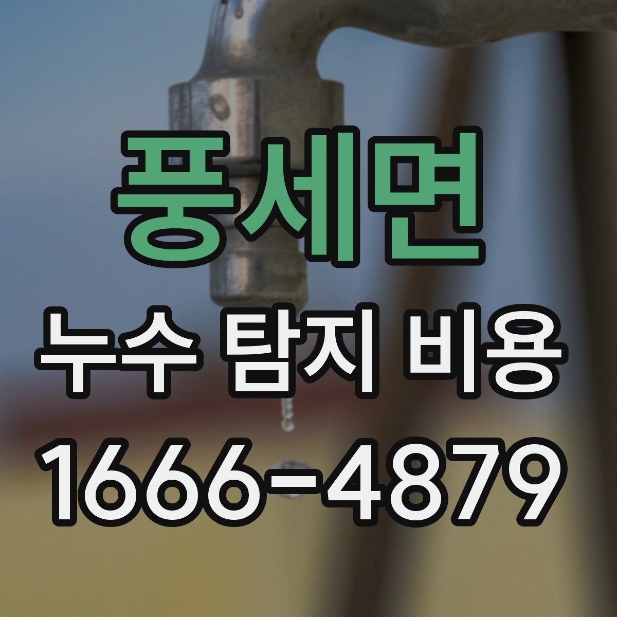 풍세면 누수 탐지 비용