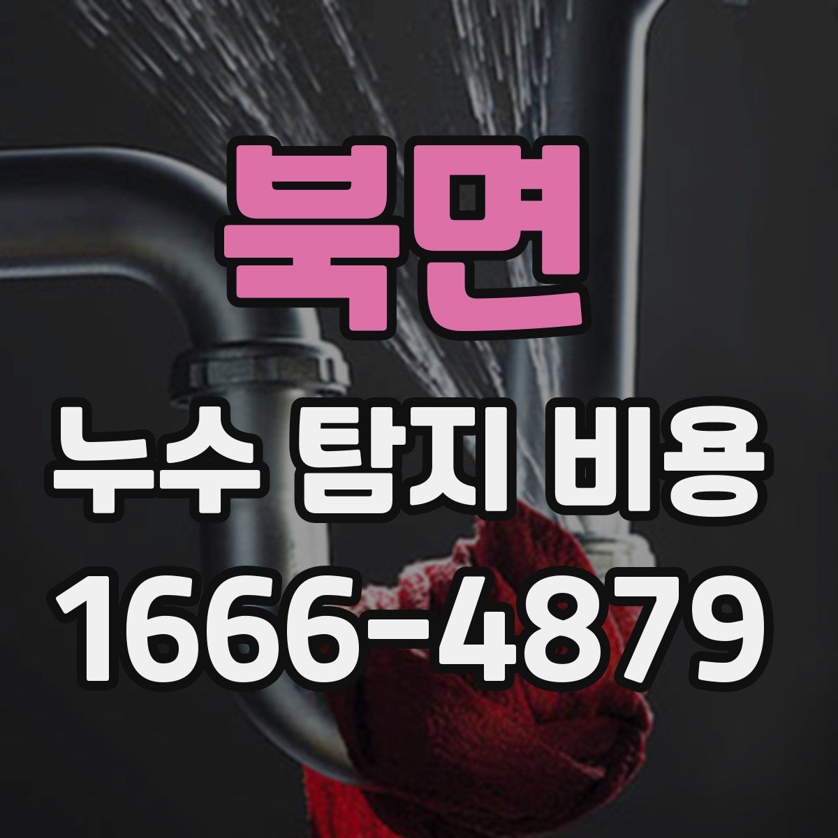 북면 누수 탐지 비용