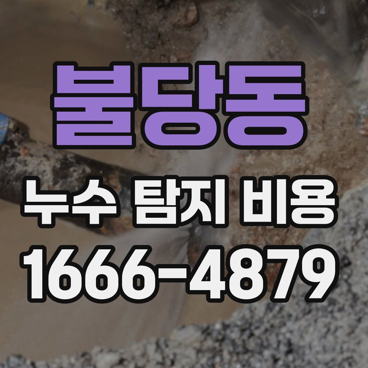 불당동 누수 탐지 비용