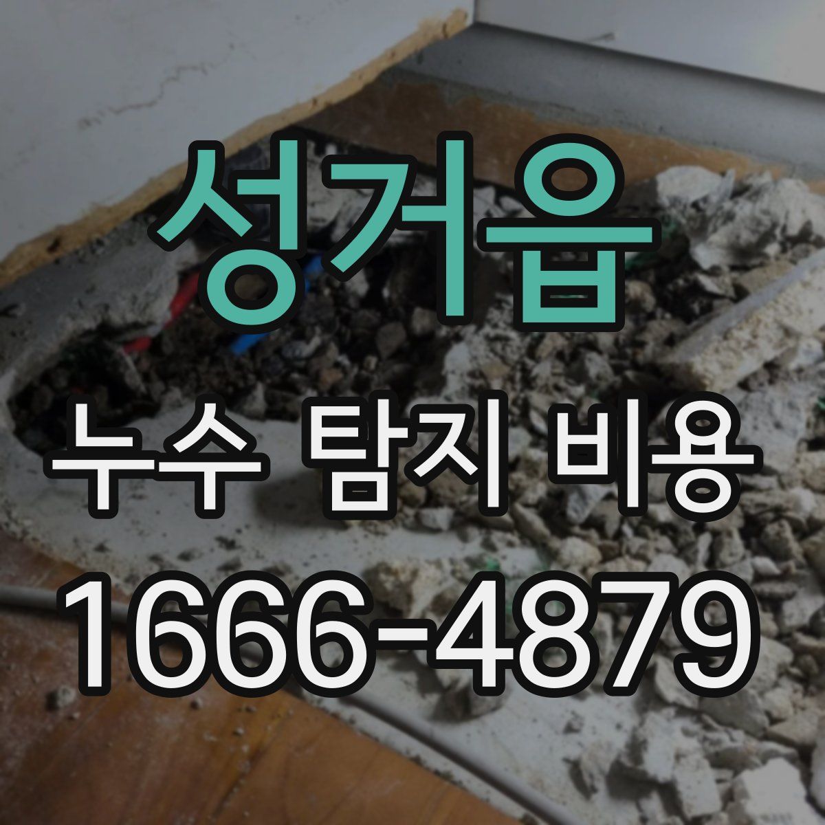 성거읍 누수 탐지 비용