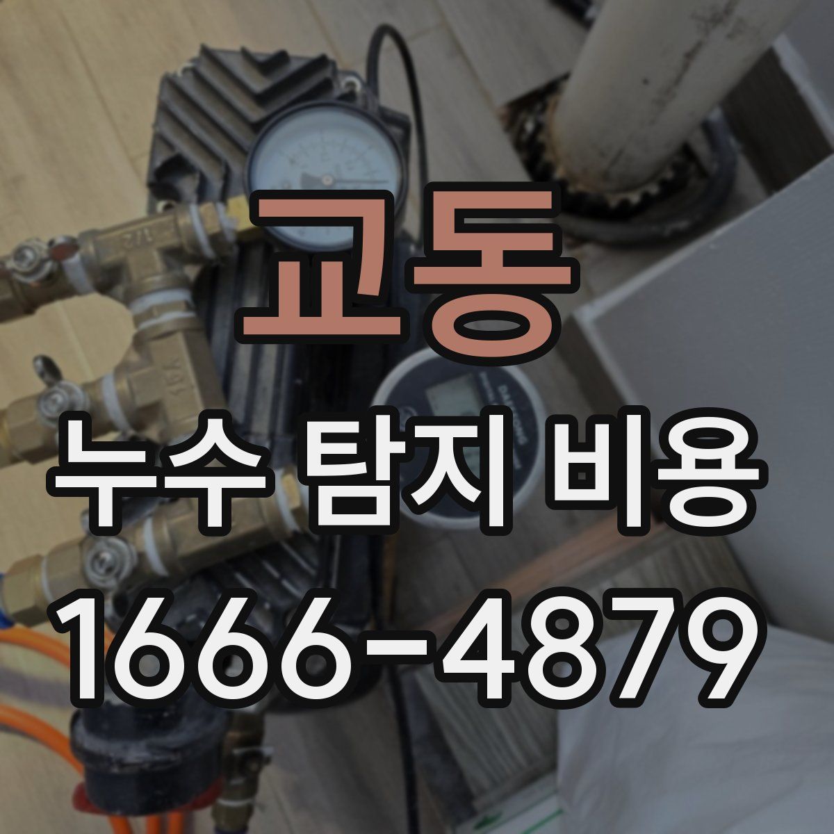 교동 누수 탐지 비용