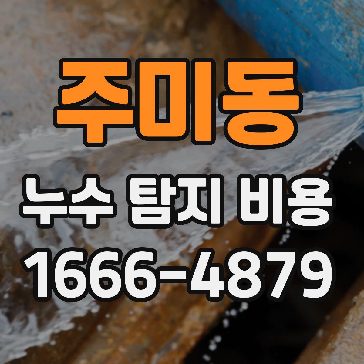 주미동 누수 탐지 비용