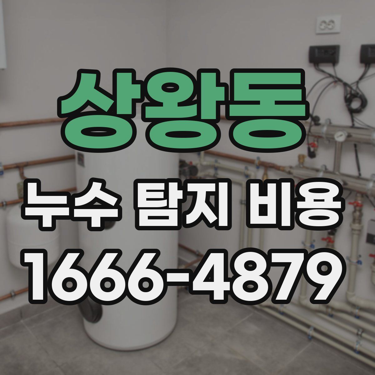 상왕동 누수 탐지 비용