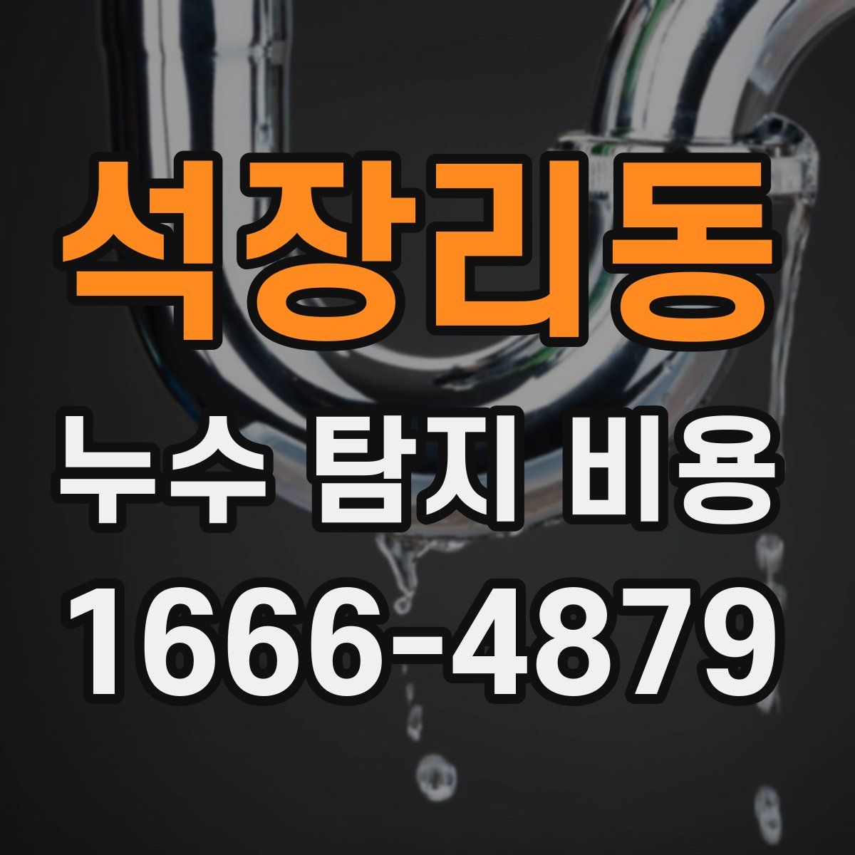 석장리동 누수 탐지 비용