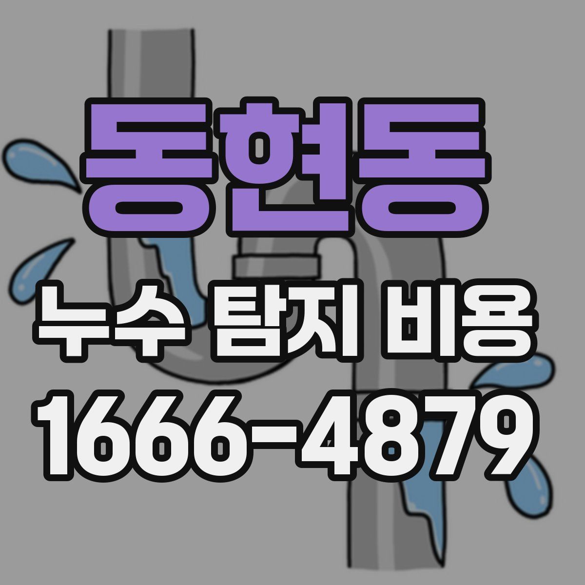 동현동 누수 탐지 비용