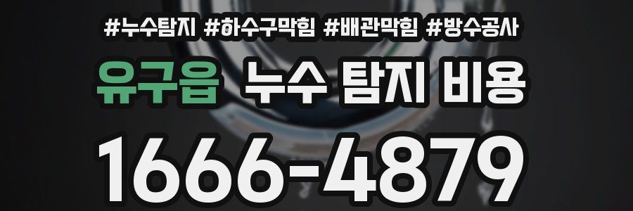 유구읍 누수 탐지 비용