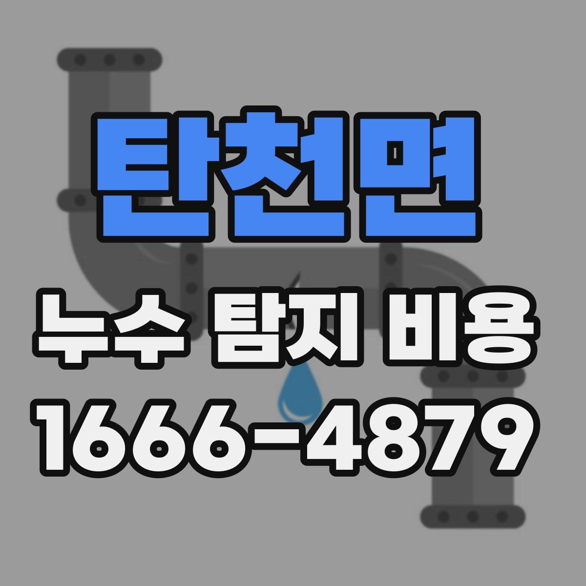 탄천면 누수 탐지 비용