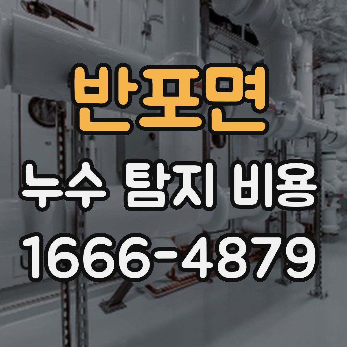 반포면 누수 탐지 비용