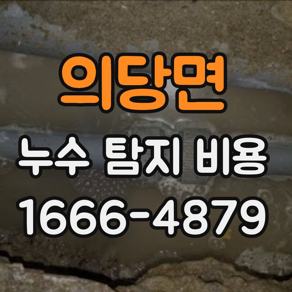 의당면 누수 탐지 비용