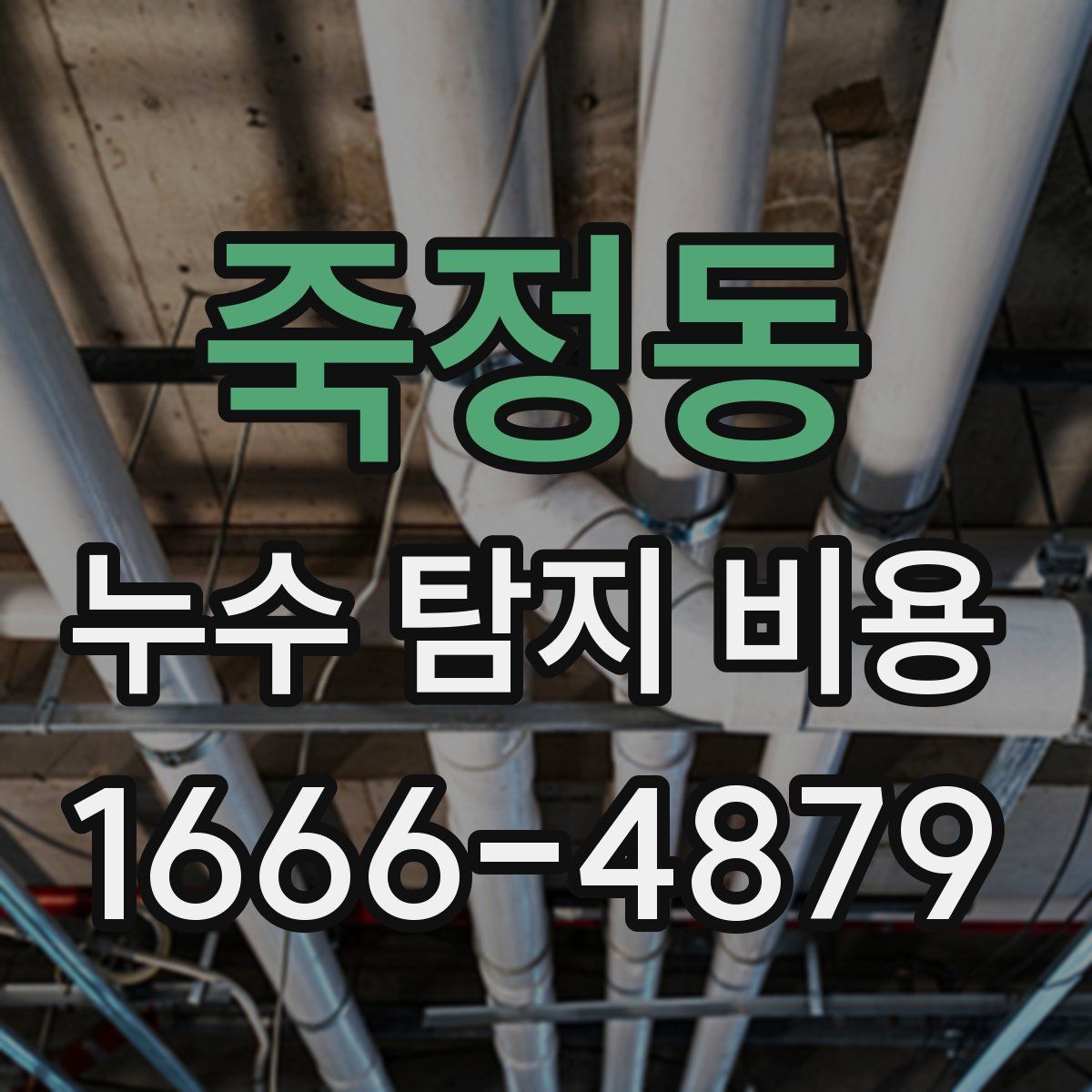 죽정동 누수 탐지 비용