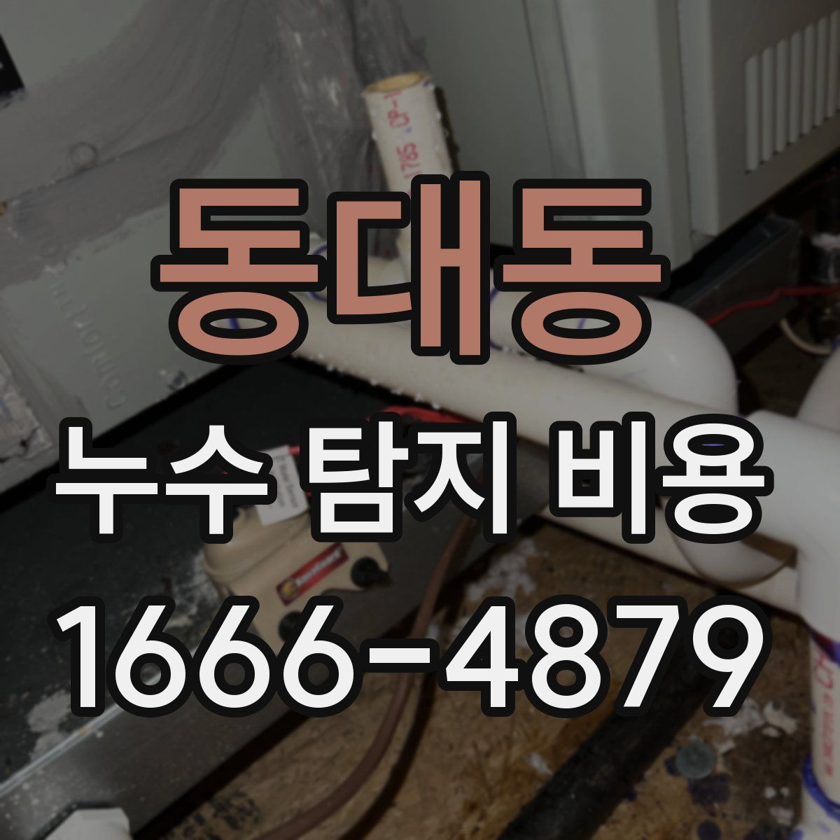 동대동 누수 탐지 비용