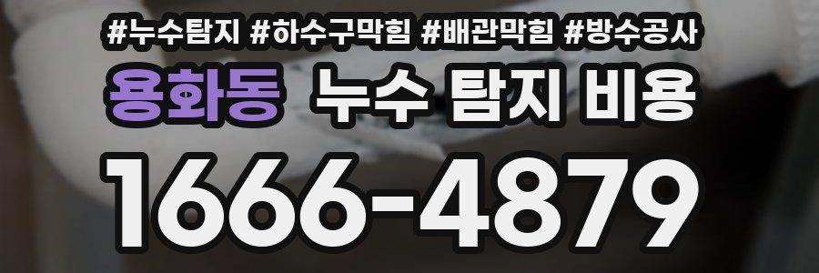 용화동 누수 탐지 비용