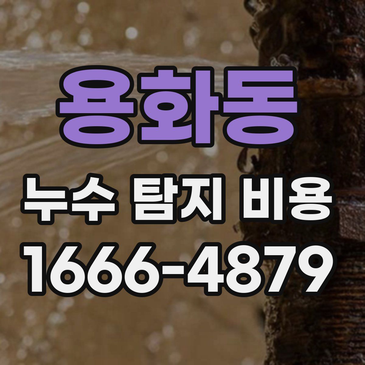 용화동 누수 탐지 비용