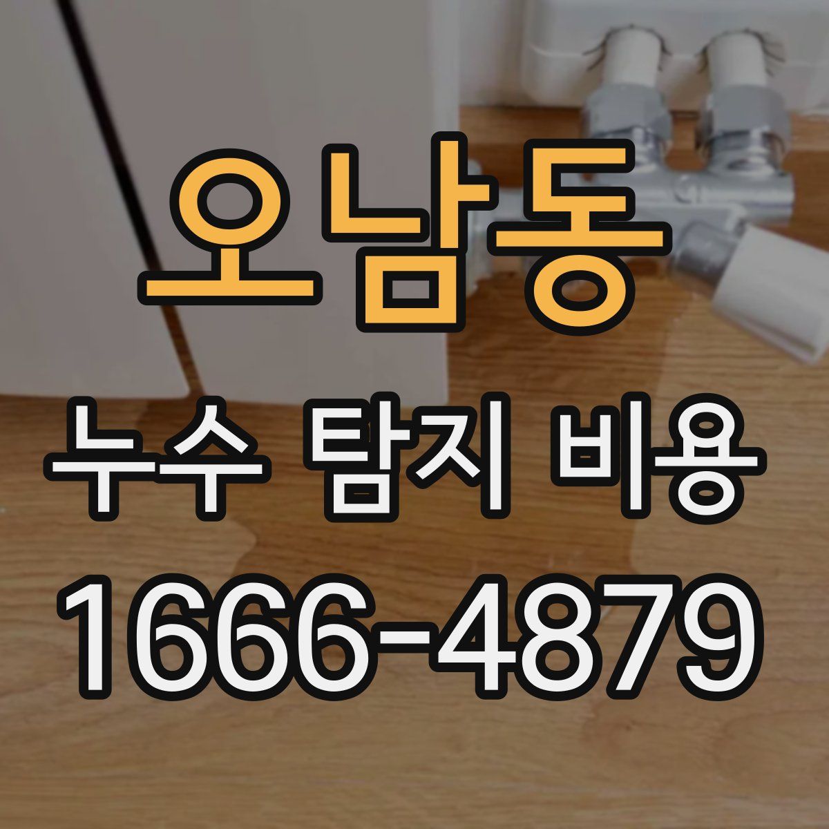 오남동 누수 탐지 비용