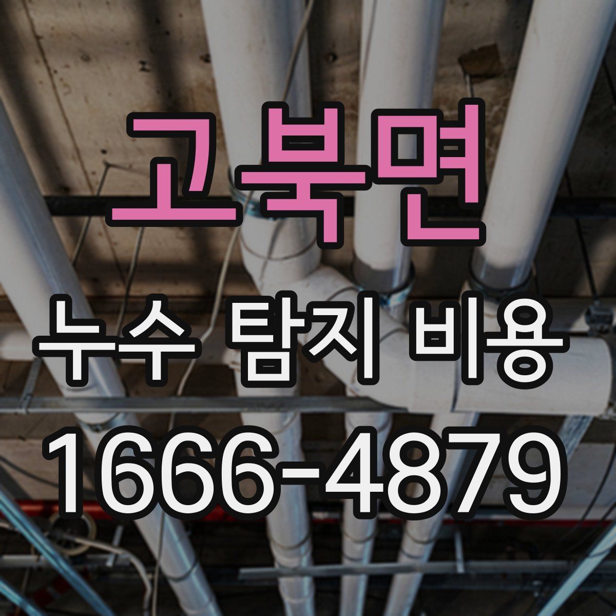 고북면 누수 탐지 비용