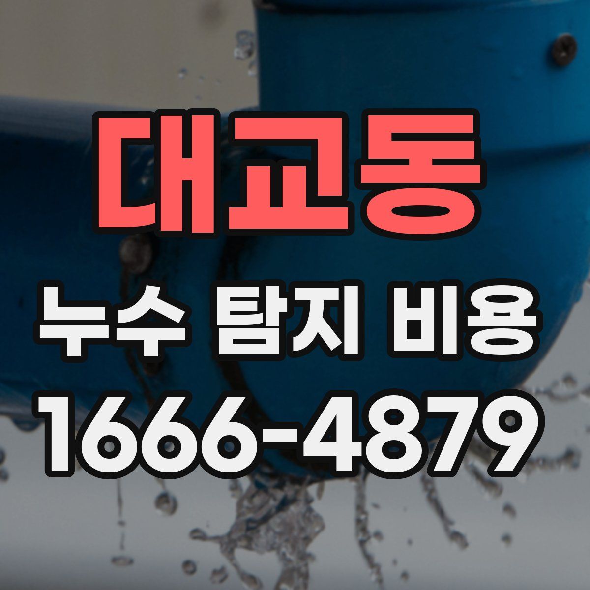 대교동 누수 탐지 비용