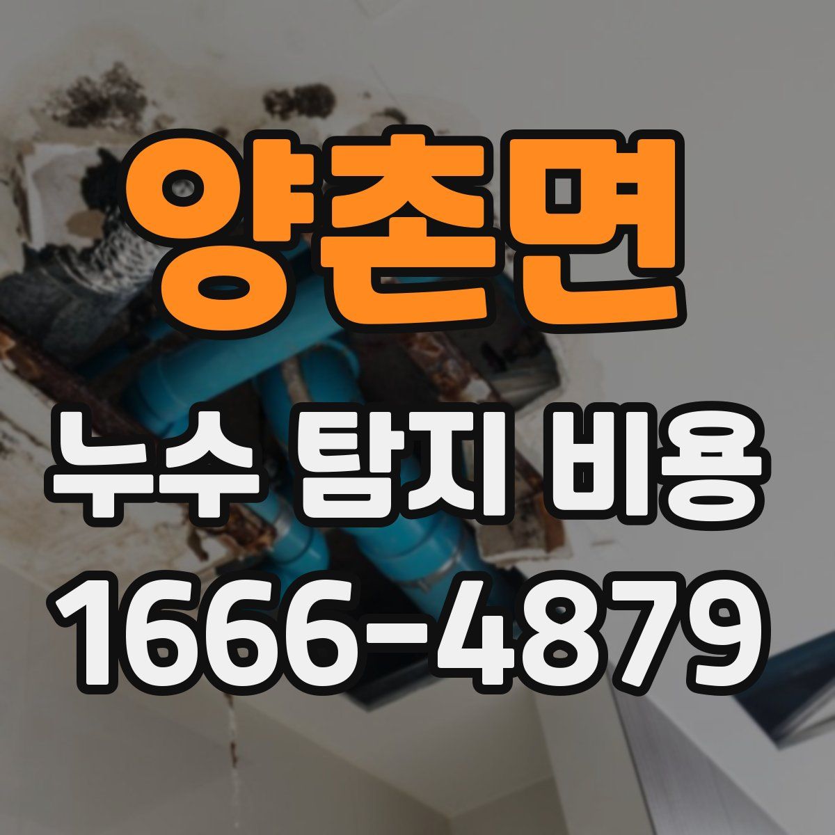 양촌면 누수 탐지 비용