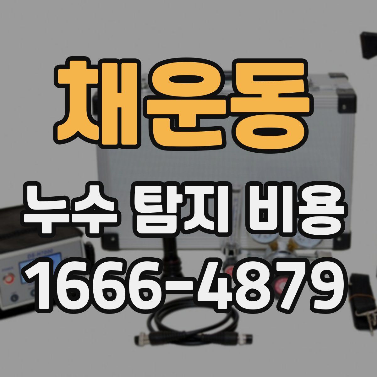 채운동 누수 탐지 비용