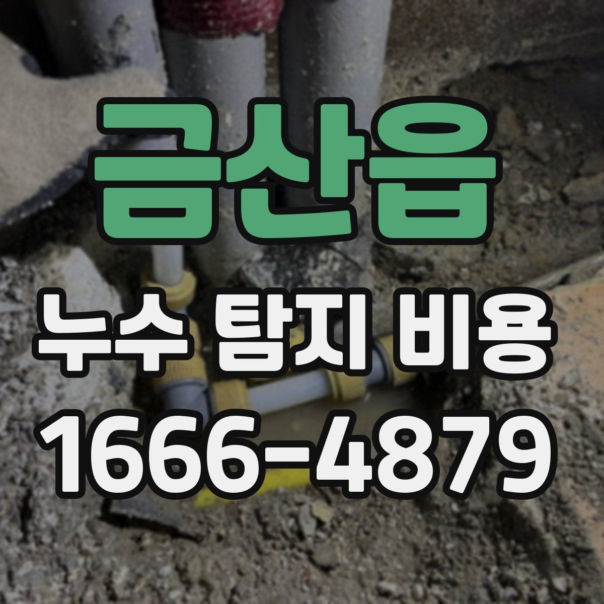 금산읍 누수 탐지 비용