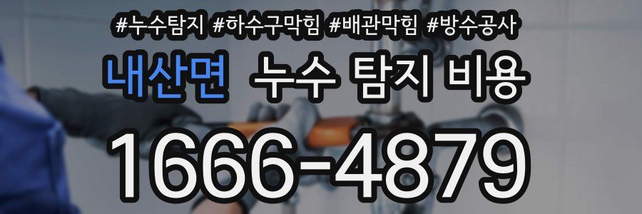 내산면 누수 탐지 비용