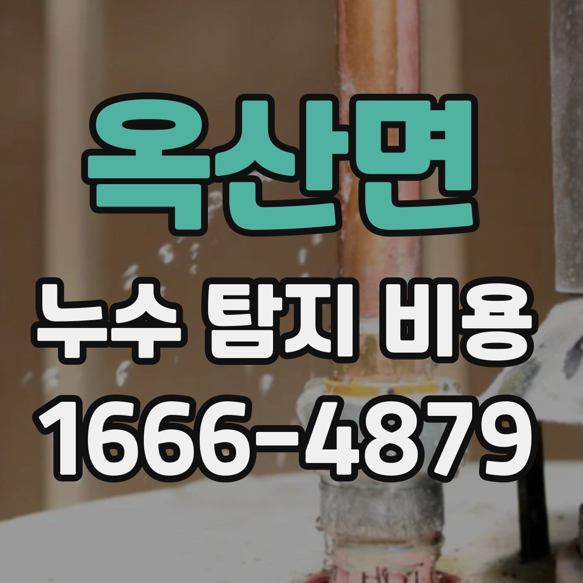 옥산면 누수 탐지 비용