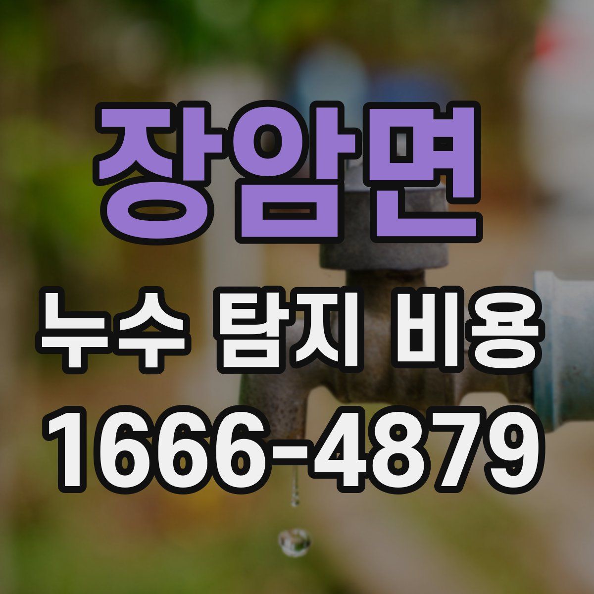 장암면 누수 탐지 비용