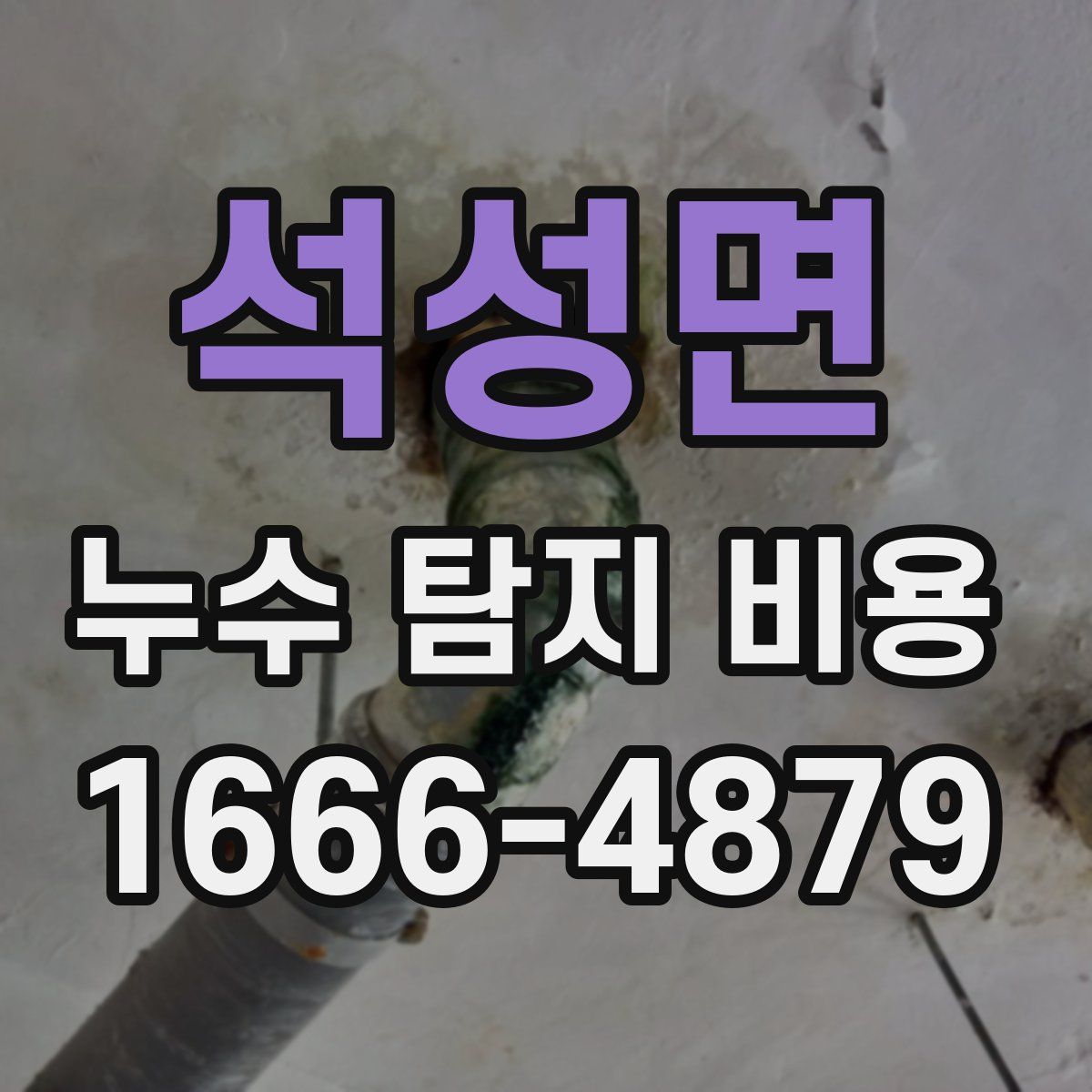 석성면 누수 탐지 비용