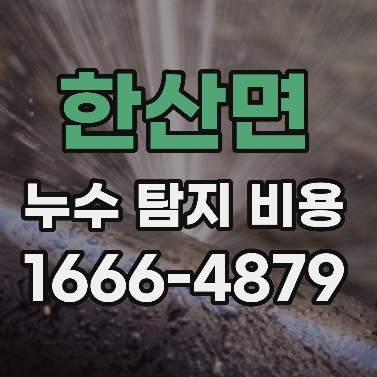 한산면 누수 탐지 비용