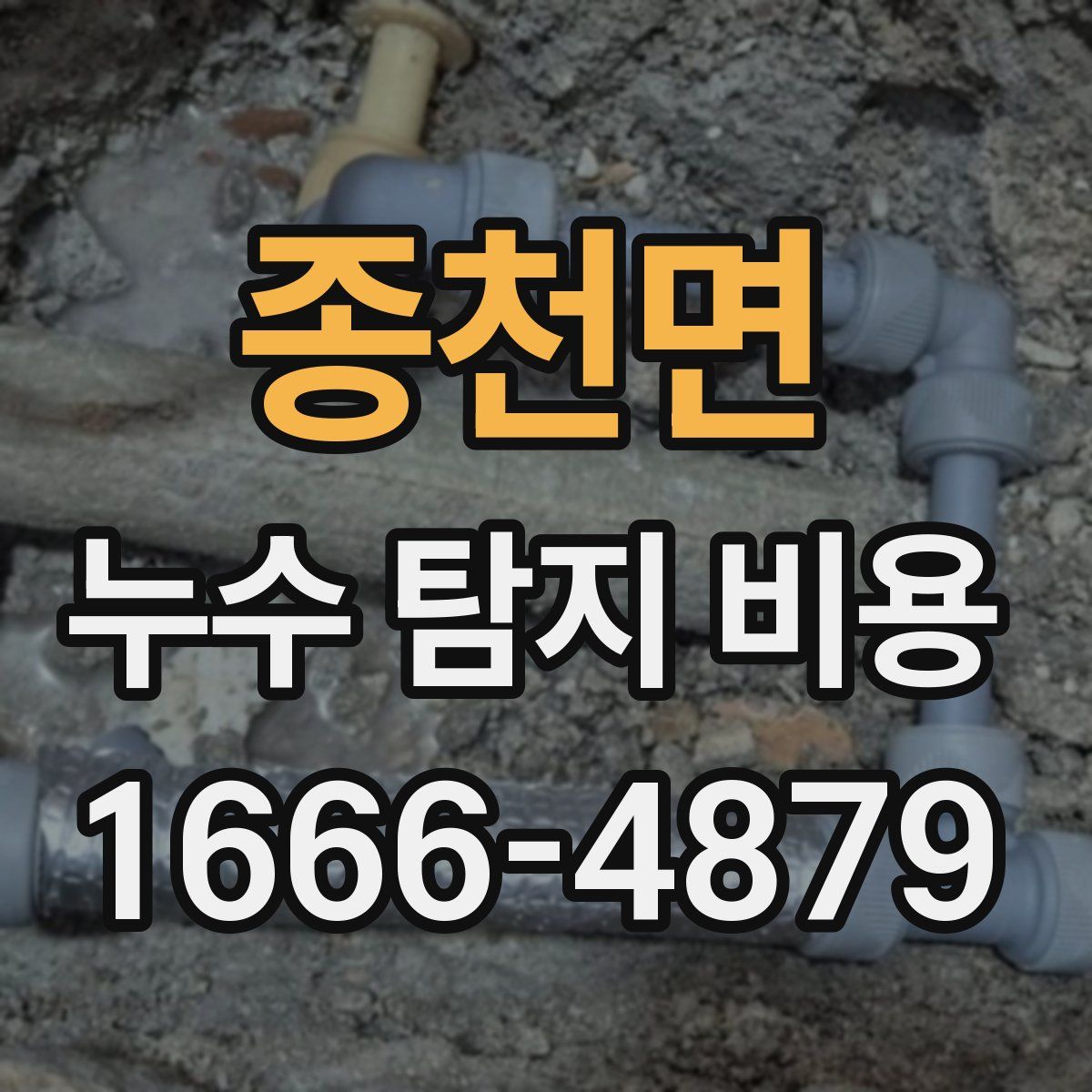 종천면 누수 탐지 비용