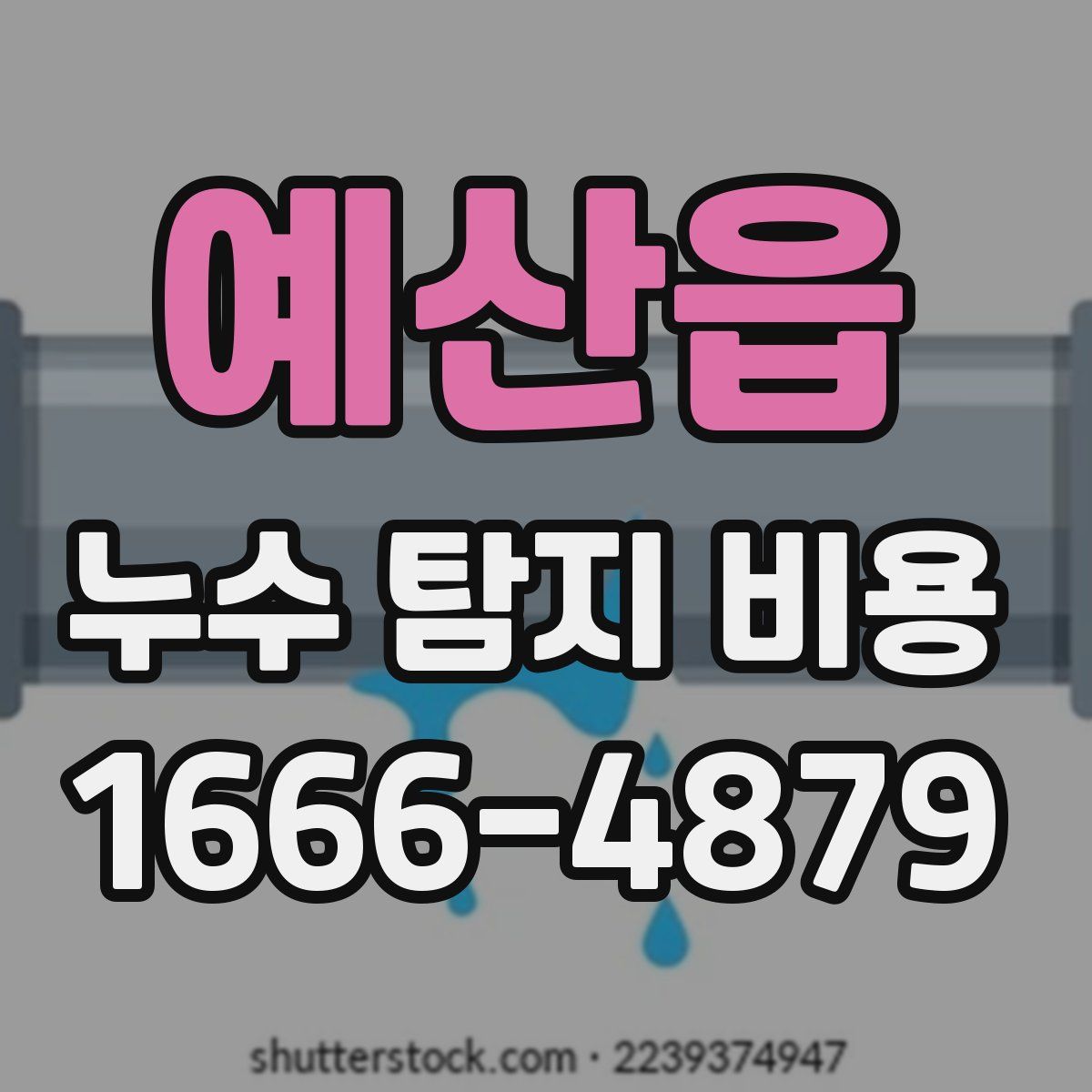 예산읍 누수 탐지 비용
