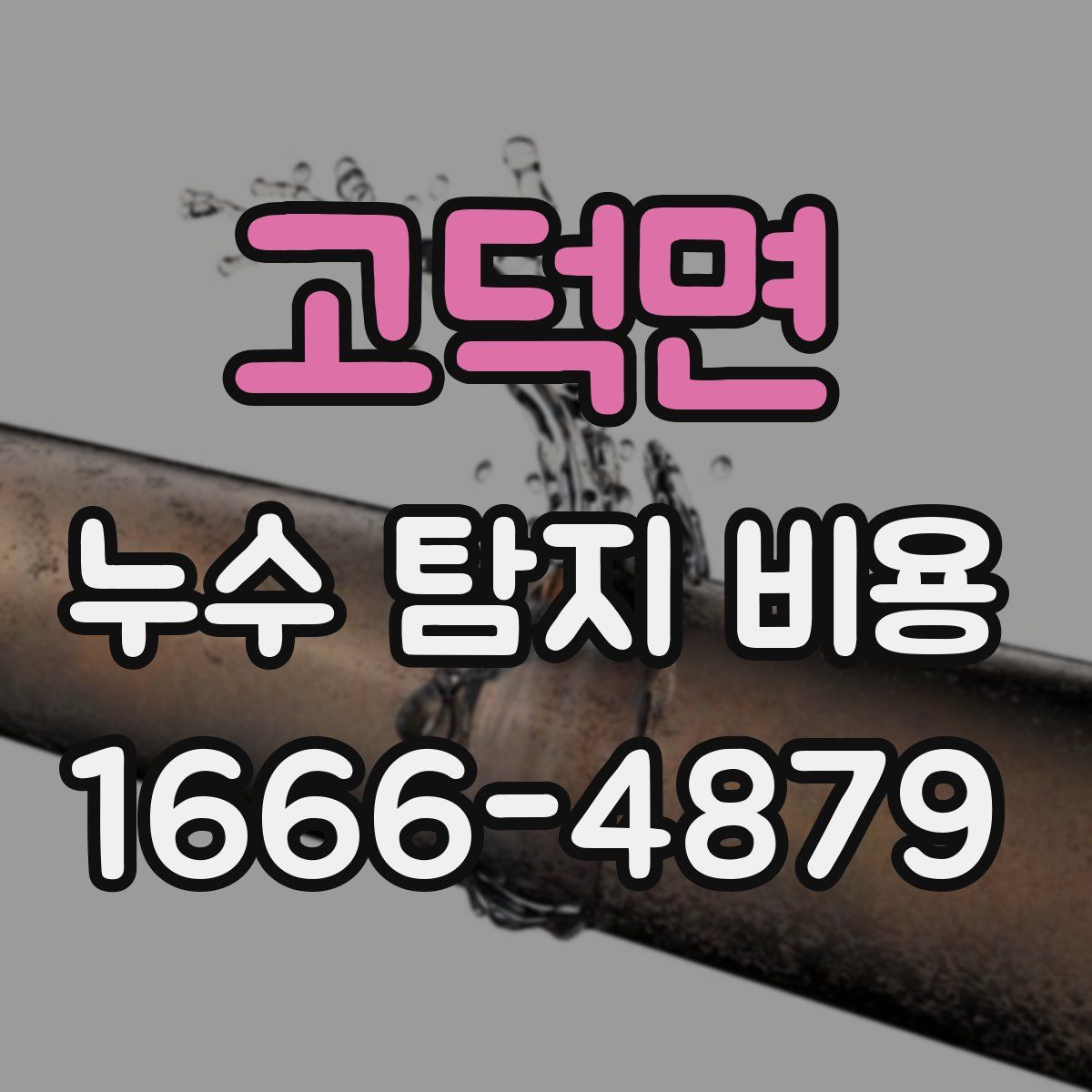 고덕면 누수 탐지 비용