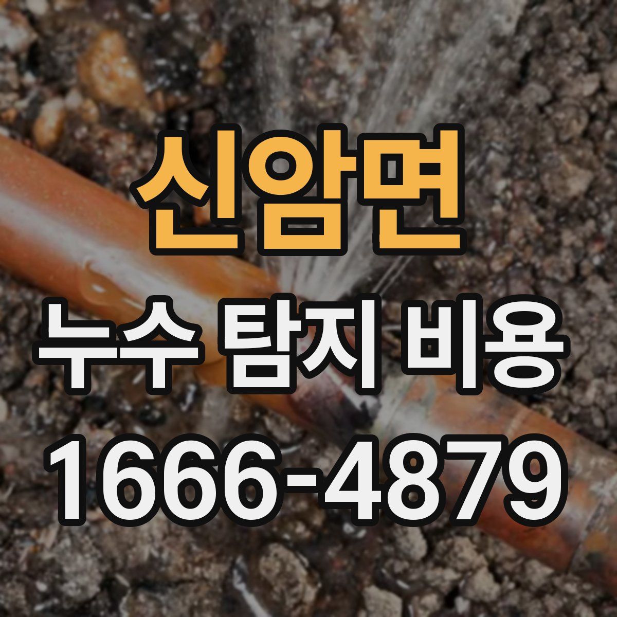 신암면 누수 탐지 비용