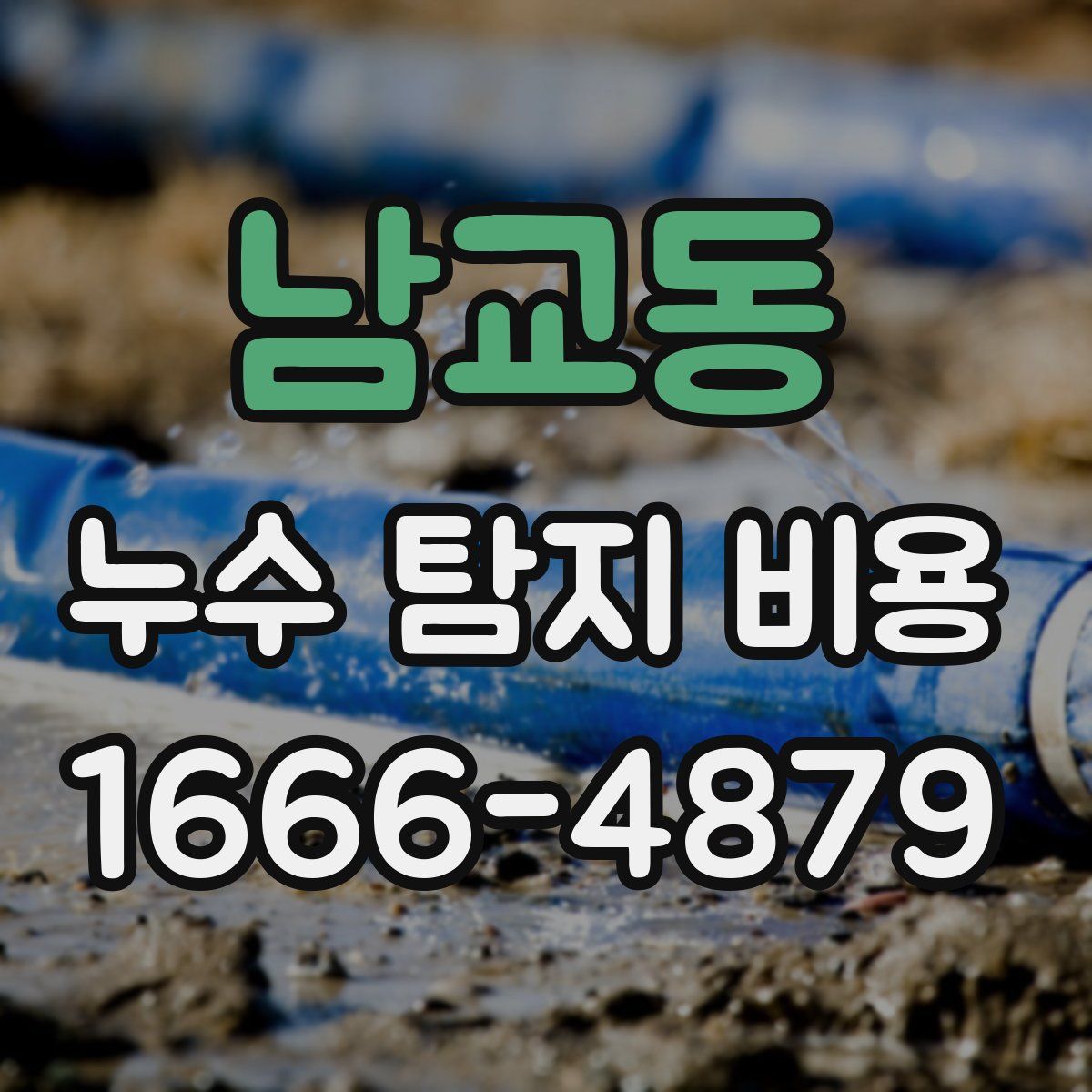 남교동 누수 탐지 비용