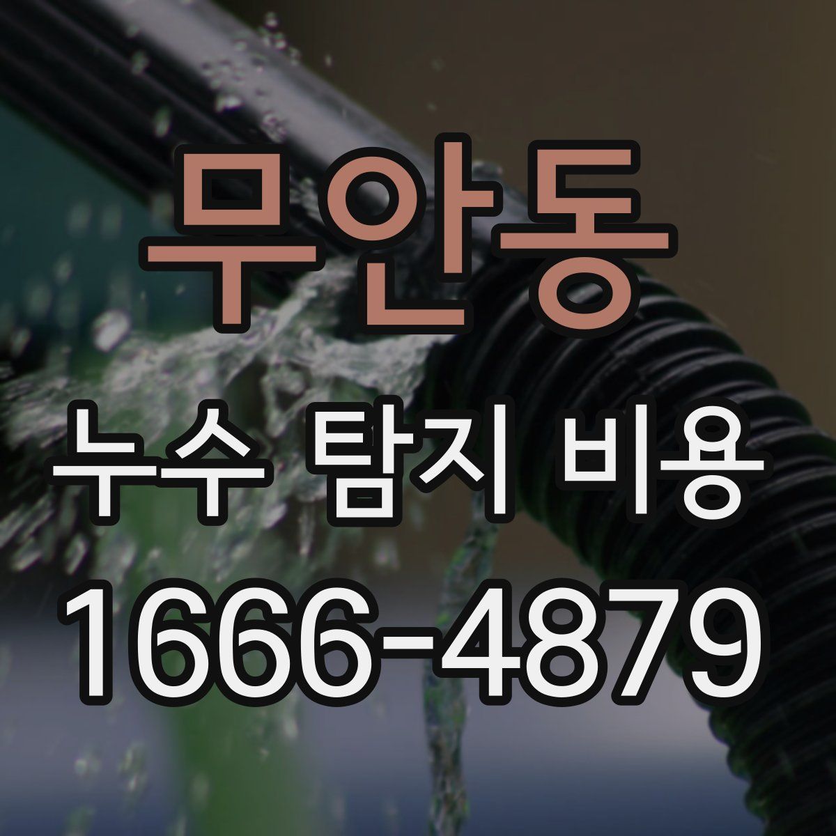 무안동 누수 탐지 비용