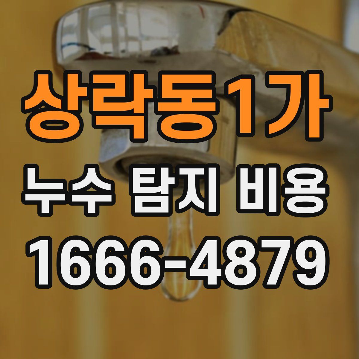 상락동1가 누수 탐지 비용