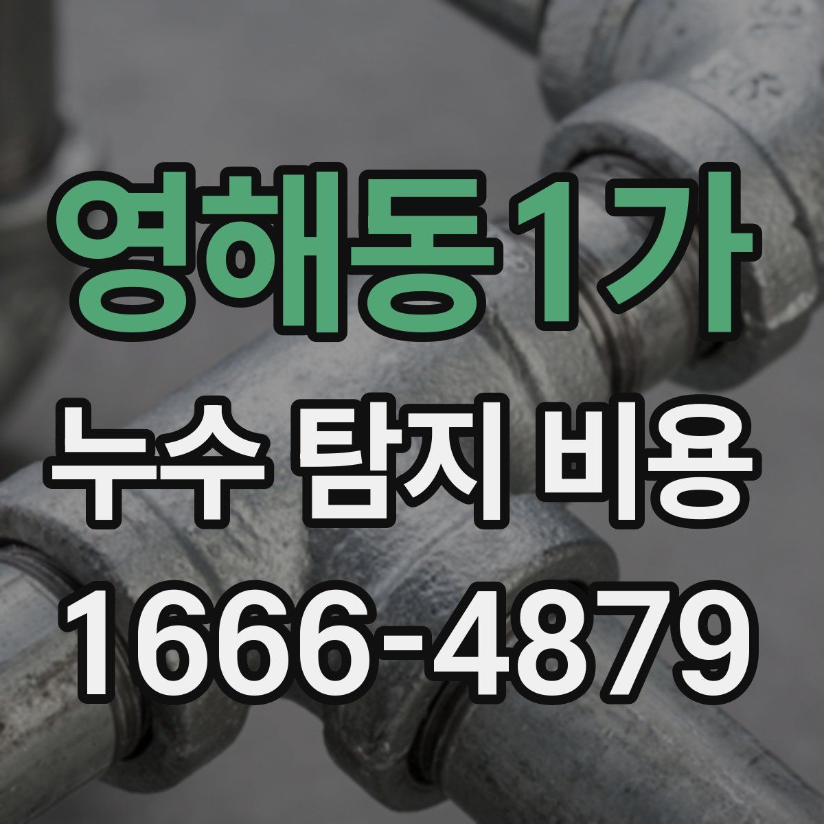 영해동1가 누수 탐지 비용