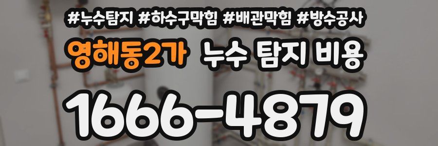 영해동2가 누수 탐지 비용