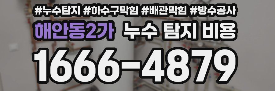 해안동2가 누수 탐지 비용