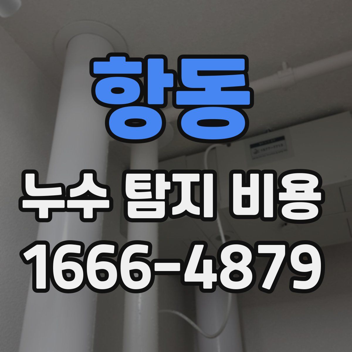 항동 누수 탐지 비용