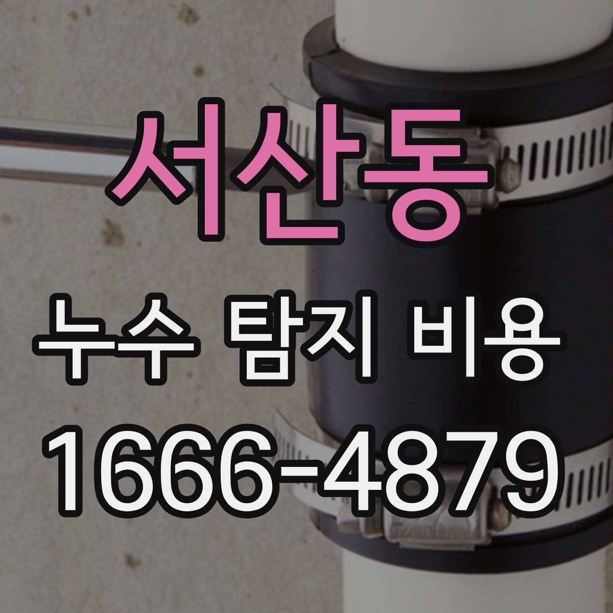 서산동 누수 탐지 비용