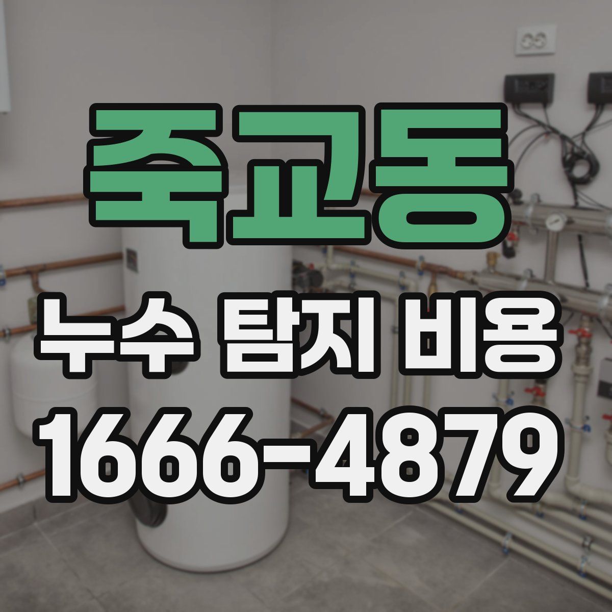 죽교동 누수 탐지 비용