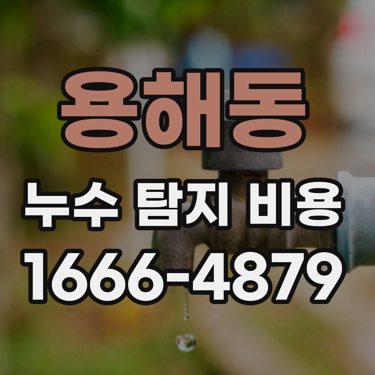 용해동 누수 탐지 비용