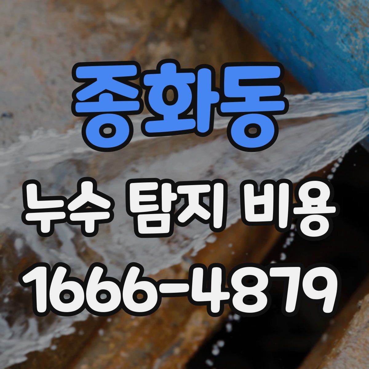 종화동 누수 탐지 비용